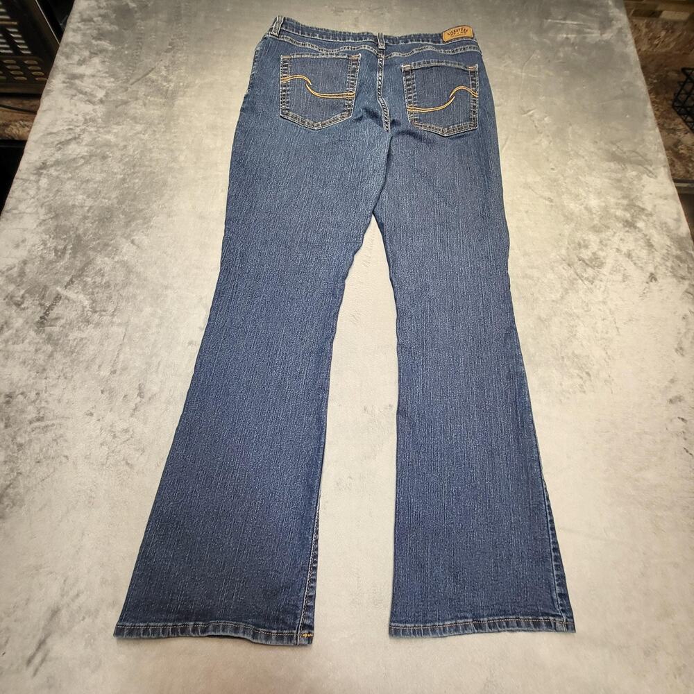 Levis Jeans Womens 10 Blue Medium Wash Modern Bootcut Stretch Denim Pockets - Picture 8 of 9